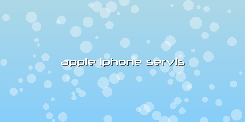 Apple Iphone Servis