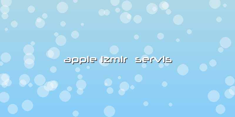 Apple Izmir  Servis