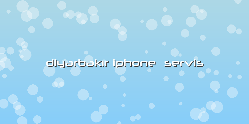 Diyarbakır Iphone  Servis