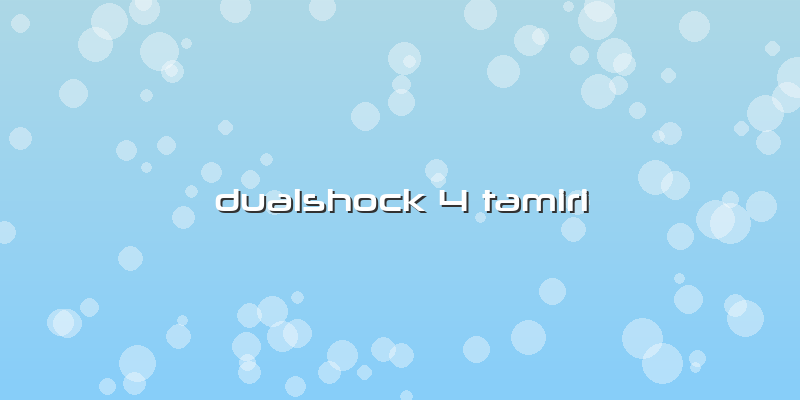 Dualshock 4 Tamiri
