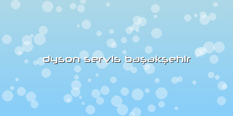 Dyson Servis Başakşehir