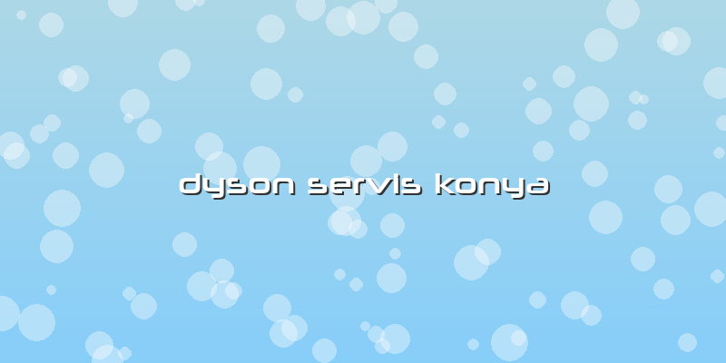 Dyson Servis Konya