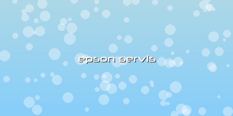 Epson Servis