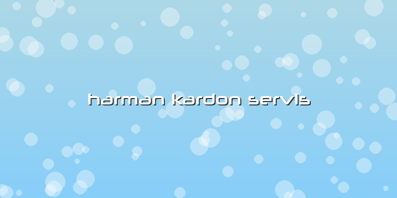 Harman Kardon Servis