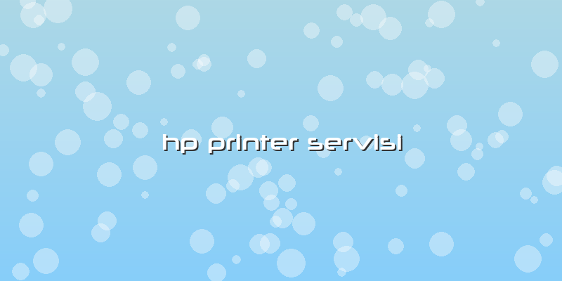 Hp Printer Servisi