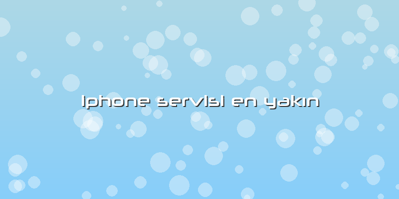 Iphone Servisi En Yakın