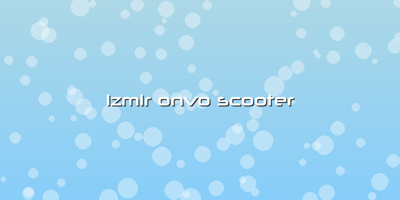 Izmir Onvo Scooter