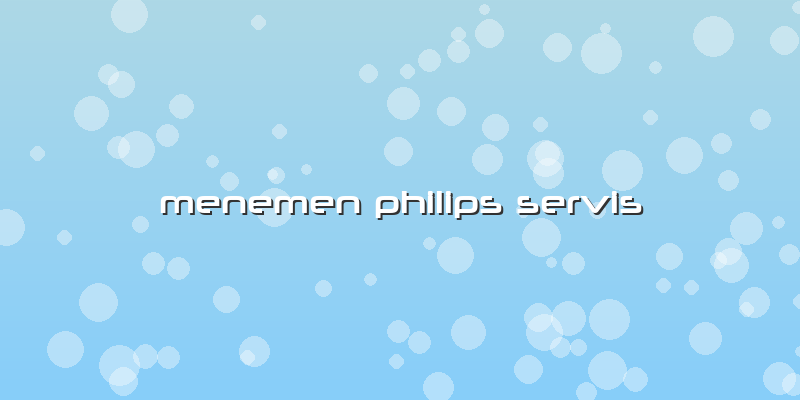 Menemen Philips Servis