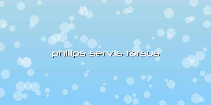Philips Servis Tarsus