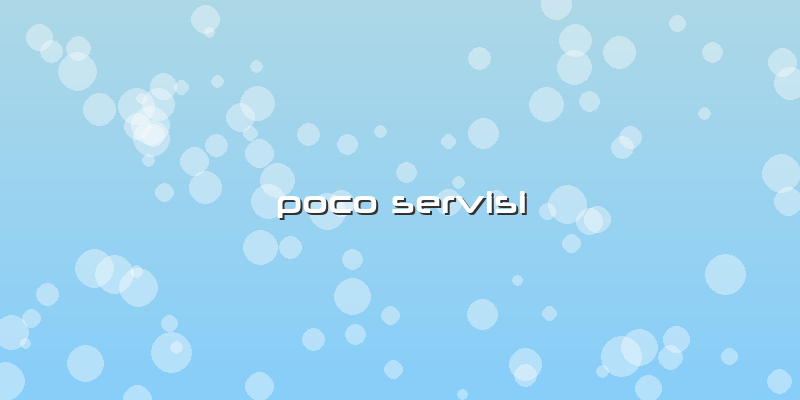 Poco Servisi